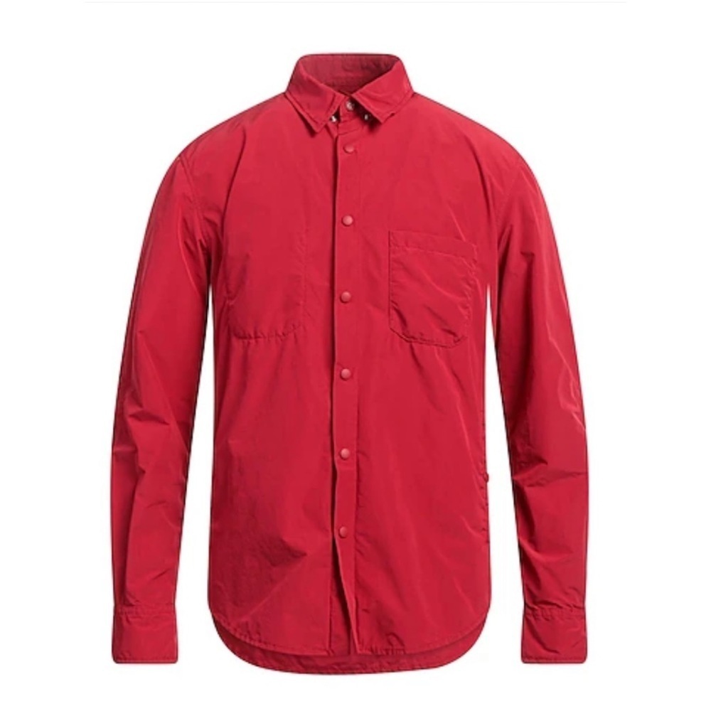 Aspesi || Alvaro Wool Lined Overshirt Jacket‎ Garnet Red Medium